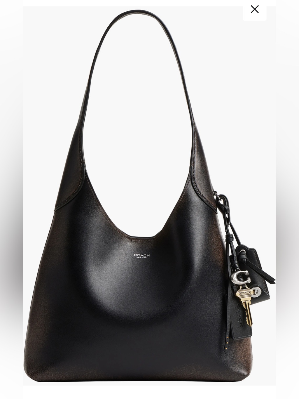 Coach Brooklyn 28 Loved Leather Shoulder Bag
